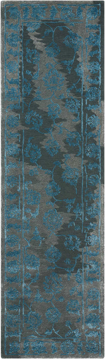 Nourison Opaline OPA12 Charcoal/Blue Area Rug