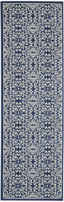 Nourison Jubilant JUB06 Navy/Ivory Area Rug