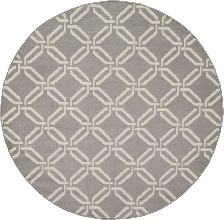 Nourison Jubilant JUB17 Grey Area Rug