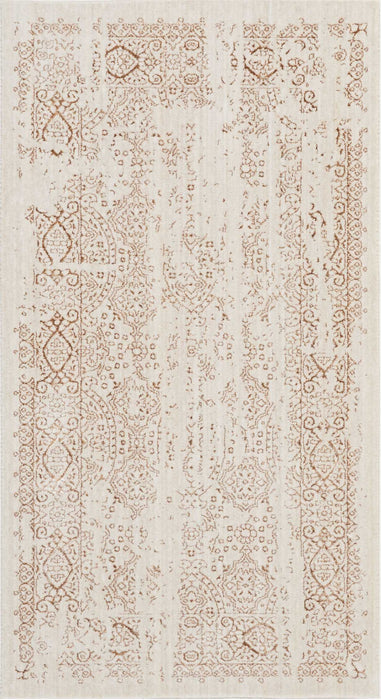 Nourison Silver Screen KI344 Ivory/Mocha Area Rug