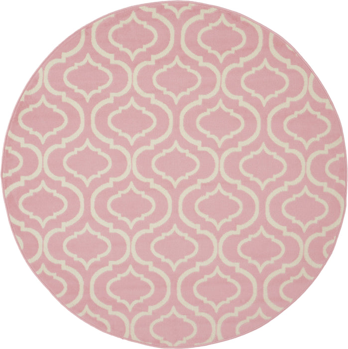 Nourison Jubilant JUB19 Pink Area Rug