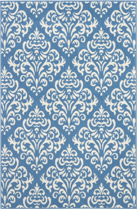 Nourison Grafix GRF06 Blue Area Rug