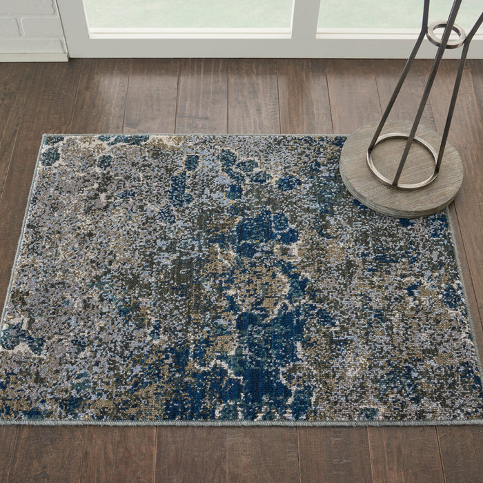 Nourison Artworks ATW02 Blue/Grey Area Rug