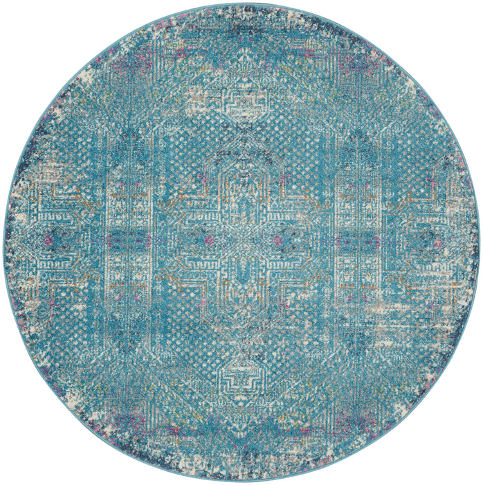 Nourison Passion PSN38 Blue Area Rug