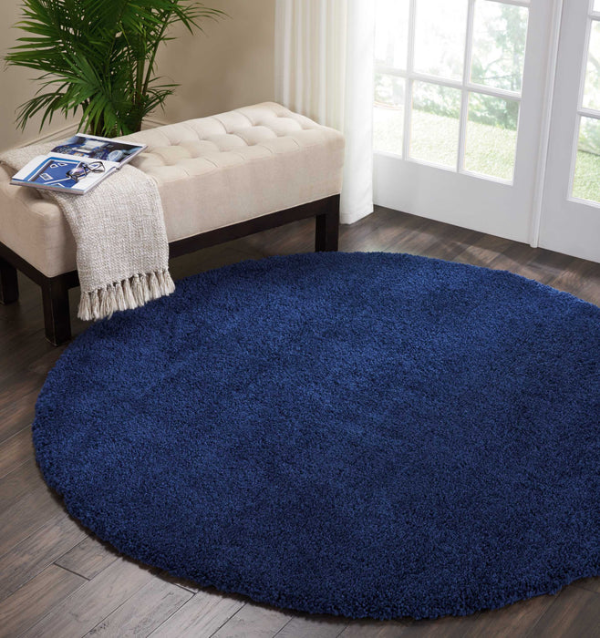 Nourison Malibu Shag MSG01 Navy Area Rug