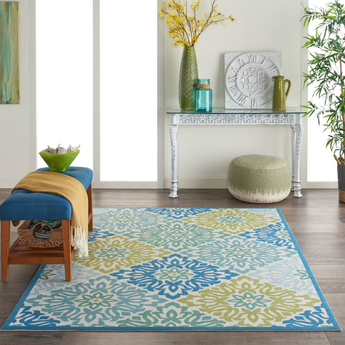 Nourison Sun N' Shade SND23 Marine Area Rug