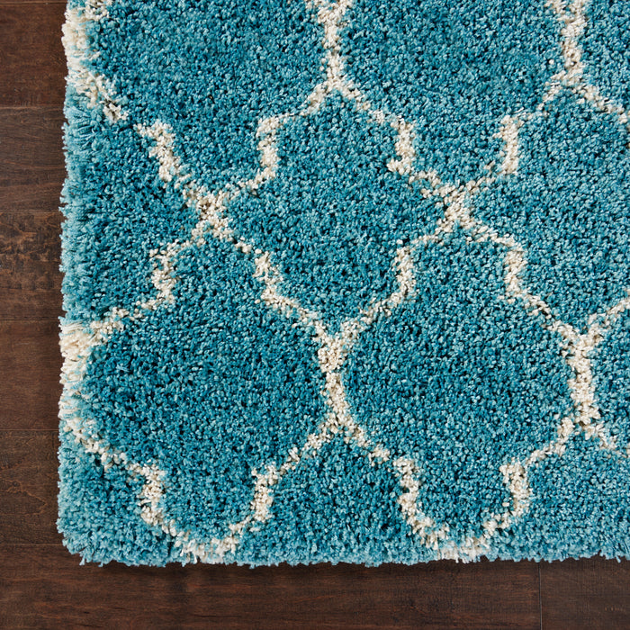 Nourison Amore AMOR2 Aqua Area Rug