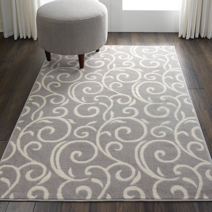 Nourison Grafix GRF19 Grey Area Rug