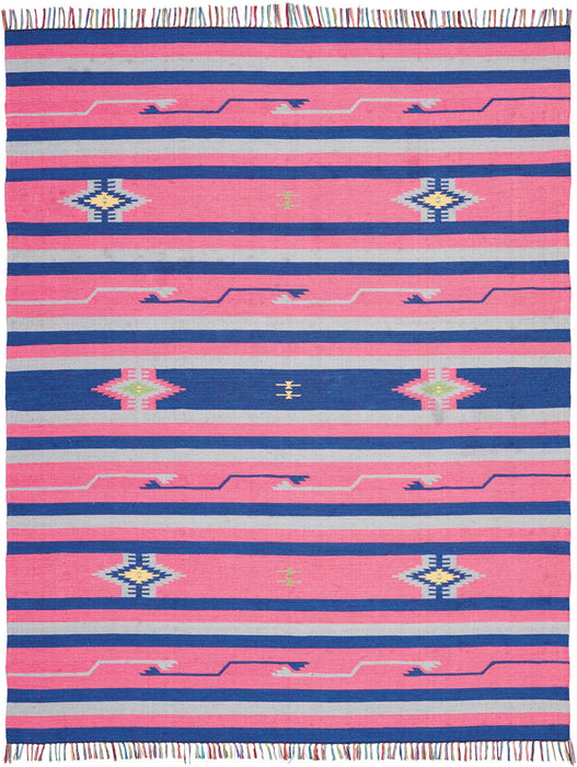 Nourison Baja BAJ01 Pink/Blue Area Rug