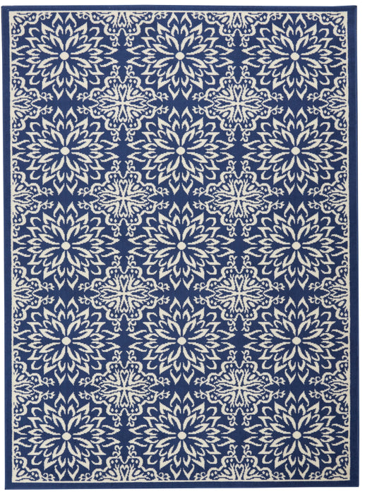 Nourison Jubilant JUB06 Navy/Ivory Area Rug