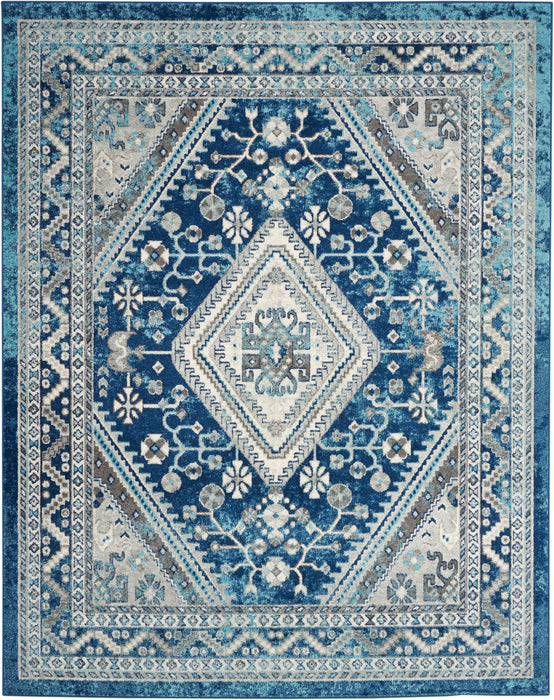 Nourison Persian Vintage PRV03 Ivory Blue Area Rug