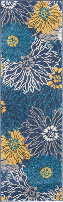 Nourison Passion PSN17 Blue Area Rug