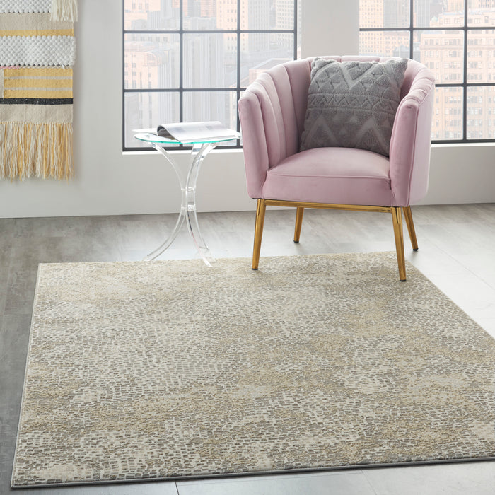 Nourison MA90 Uptown UPT02 Beige/Grey Area Rug