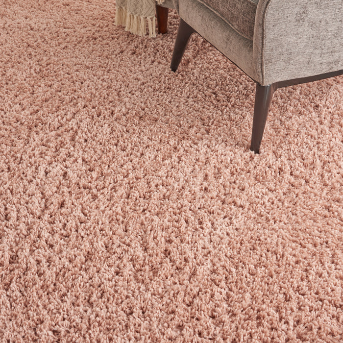 Nourison Malibu Shag MSG01 Blush Area Rug