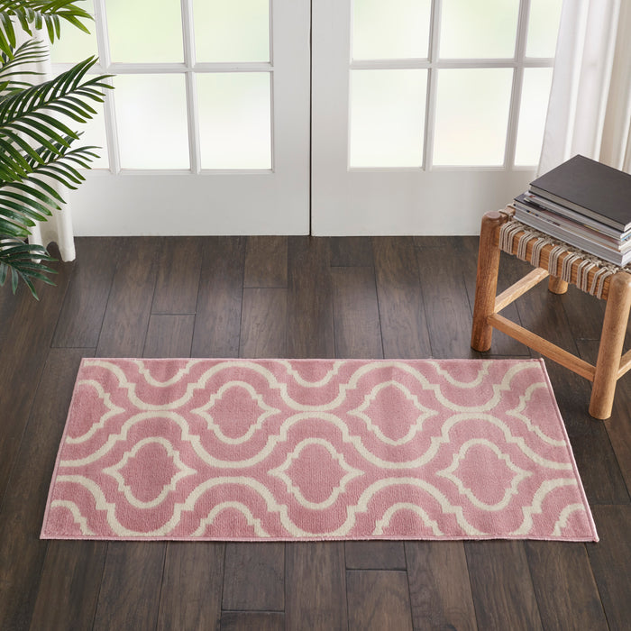 Nourison Jubilant JUB19 Pink Area Rug