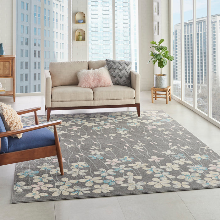 Nourison Tranquil TRA04 Grey/Beige Area Rug