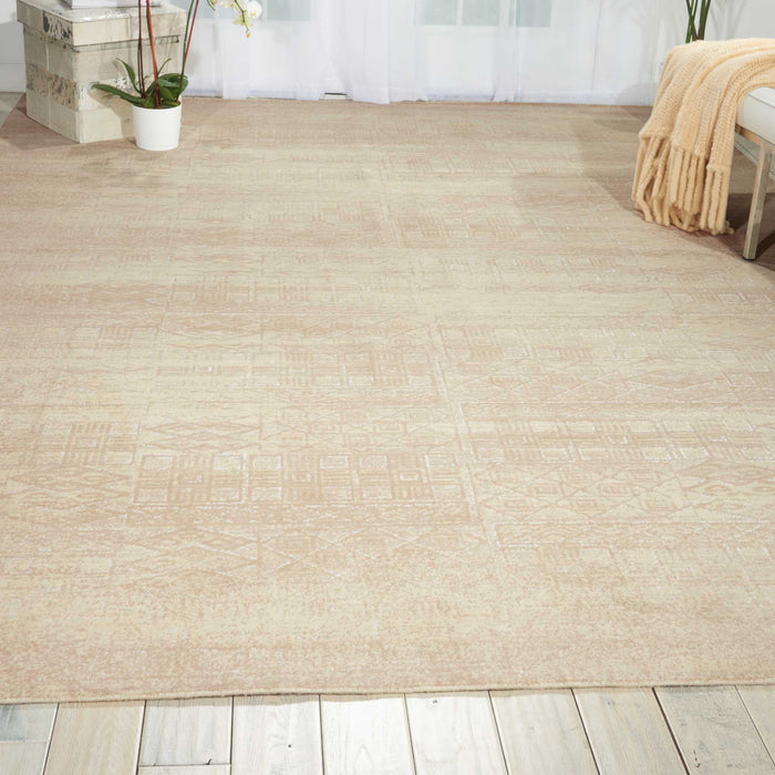 Nourison Silk Elements SKE21 Bone Area Rug