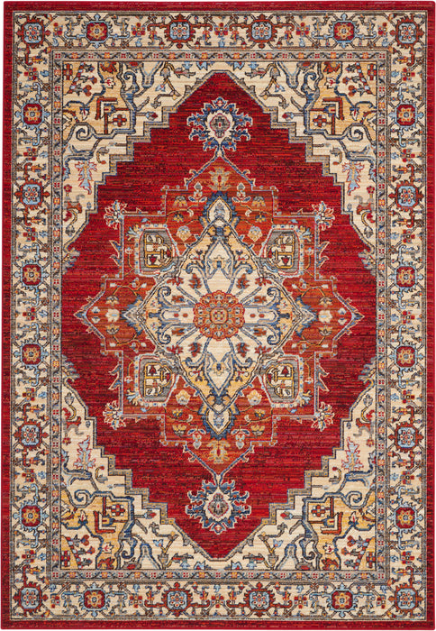 Nourison Majestic MST05 Red Area Rug