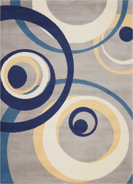 Nourison Grafix GRF21 Grey Area Rug