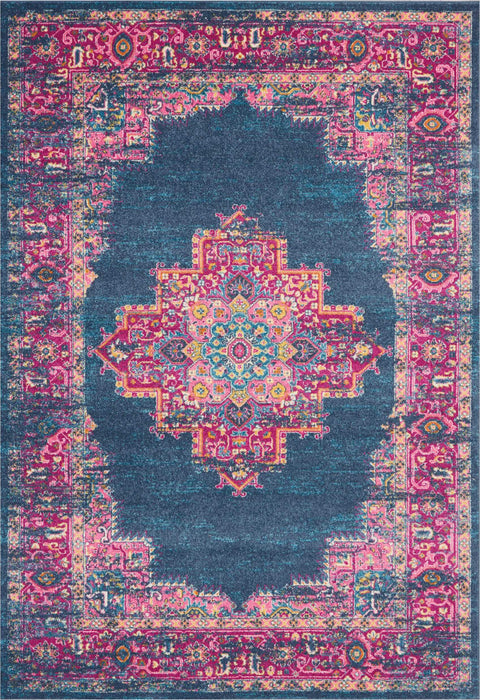 Nourison Passion PSN03 Blue Area Rug