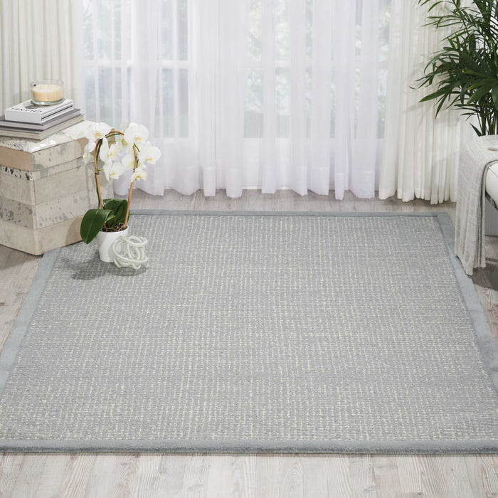 Nourison River Brook KI809 Light Blue/Ivory Area Rug