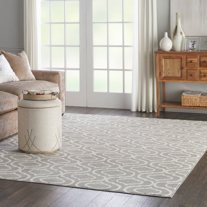 Nourison Jubilant JUB19 Grey Area Rug