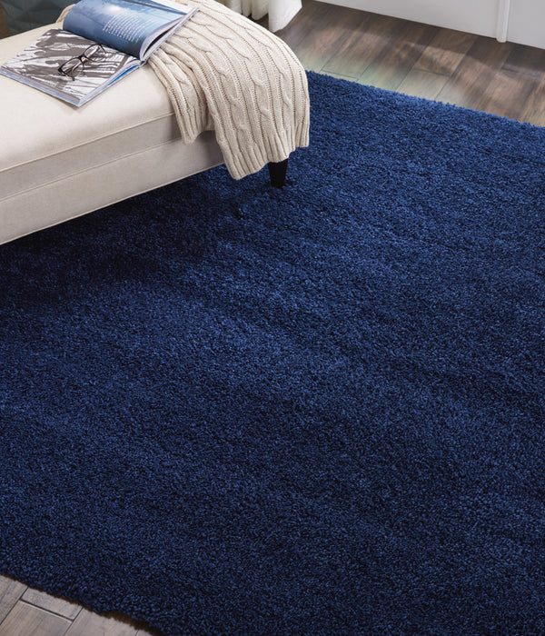 Nourison Malibu Shag MSG01 Navy Area Rug