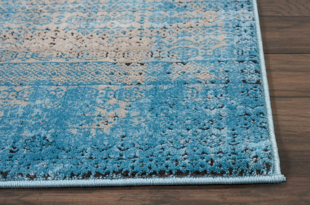 Nourison Karma KRM01 Blue Area Rug