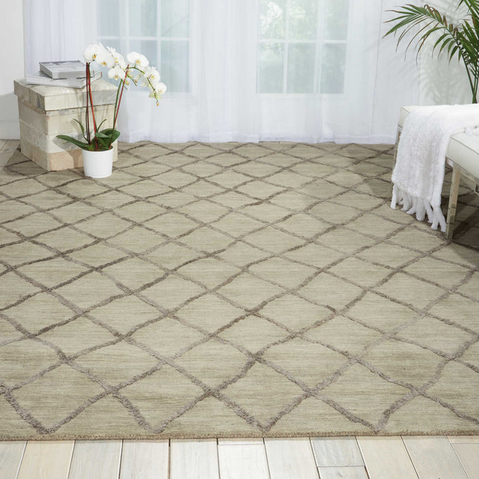 Nourison Lunette LNT01 Silver Area Rug