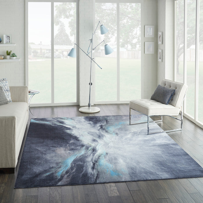 Nourison Le Reve LER06 Charcoal/Multicolor Area Rug