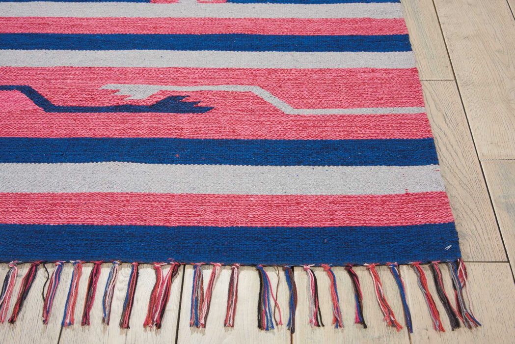 Nourison Baja BAJ01 Pink/Blue Area Rug