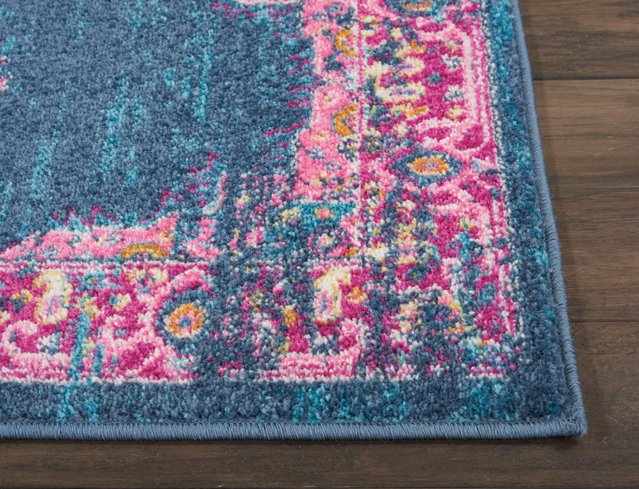 Nourison Passion PSN03 Blue Area Rug