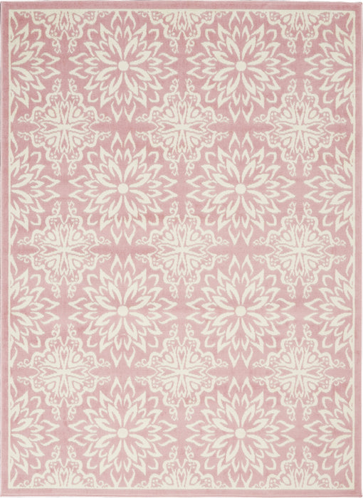 Nourison Jubilant JUB06 Ivory/Pink Area Rug