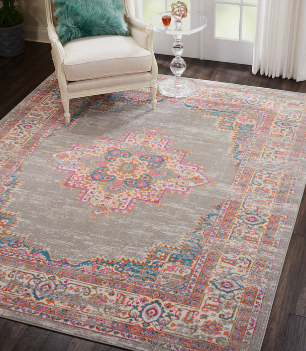 Nourison Passion PSN03 Grey Area Rug