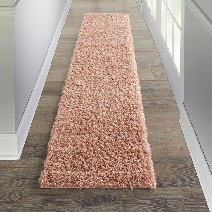 Nourison Malibu Shag MSG01 Blush Area Rug