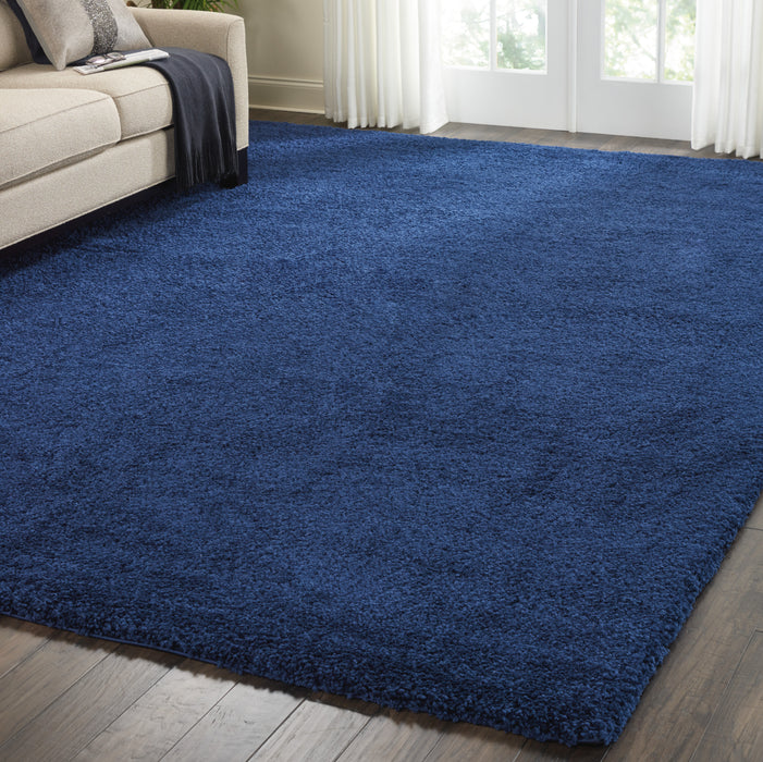 Nourison Malibu Shag MSG01 Navy Area Rug